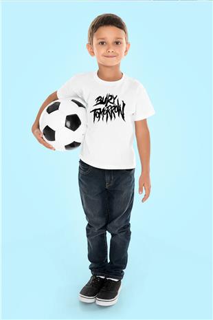Bury Tomorrow Baskılı Beyaz Unisex Beyaz Çocuk Tişört - Tshirt