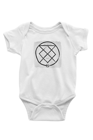 Bury Tomorrow Baskılı Unisex Beyaz Bebek Body - Zıbın