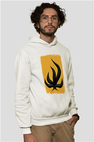 Bury Tomorrow Baskılı Unisex Beyaz Hoodie