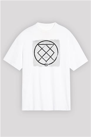 Bury Tomorrow Baskılı Unisex Beyaz Oversize Tişört