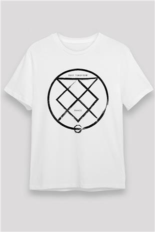 Bury Tomorrow Baskılı Unisex Beyaz Tişört - Tshirt