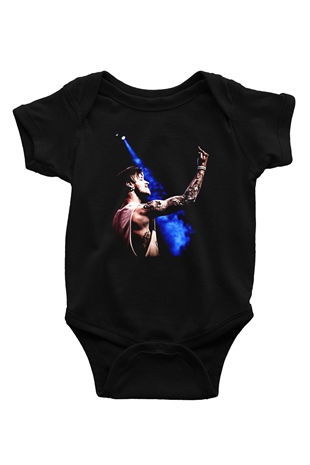 Bury Tomorrow Baskılı Unisex Siyah Bebek Body - Zıbın