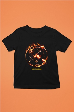 Bury Tomorrow Baskılı Unisex Siyah Çocuk Tişört - Tshirt