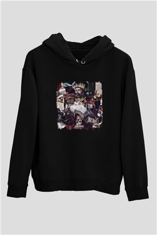 Bury Tomorrow Baskılı Unisex Siyah Hoodie