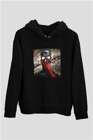 Bury Tomorrow Baskılı Unisex Siyah Hoodie