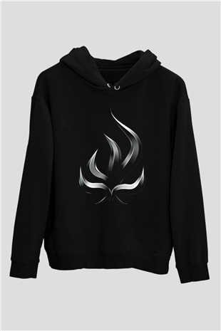 Bury Tomorrow Baskılı Unisex Siyah Kapüşonlu Sweatshirt
