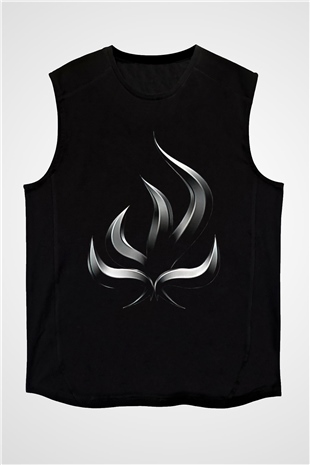 Bury Tomorrow Baskılı Unisex Siyah Kolsuz Tişört - Tshirt