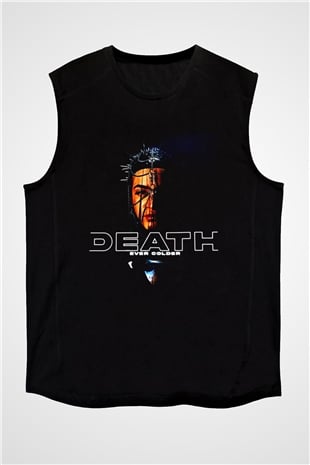 Bury Tomorrow Baskılı Unisex Siyah Kolsuz Tişört - Tshirt