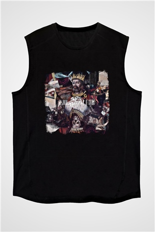 Bury Tomorrow Baskılı Unisex Siyah Kolsuz Tişört