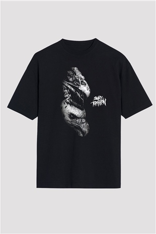 Bury Tomorrow Baskılı Unisex Siyah Oversize Tişört - Tshirt