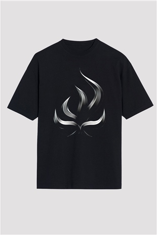 Bury Tomorrow Baskılı Unisex Siyah Oversize Tişört - Tshirt