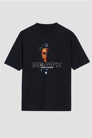 Bury Tomorrow Baskılı Unisex Siyah Oversize Tişört - Tshirt