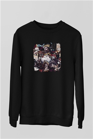 Bury Tomorrow Baskılı Unisex Siyah Sweatshirt