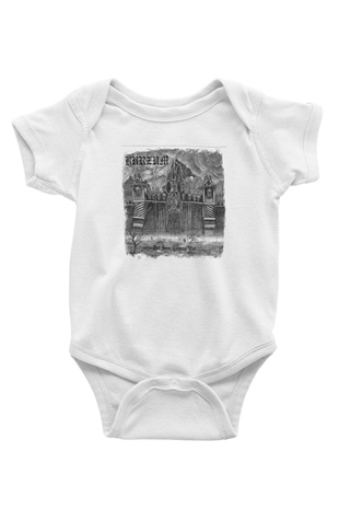 Burzum Baskılı Unisex Beyaz Bebek Body - Zıbın