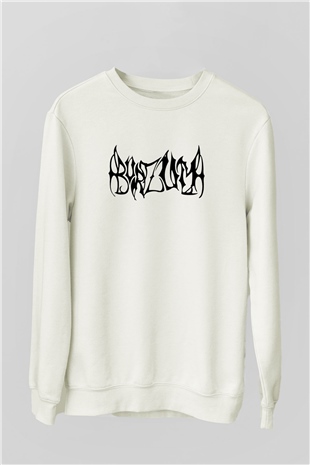 Burzum Beyaz Unisex Sweatshirt