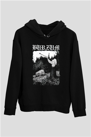 Burzum Siyah Unisex Hoodie