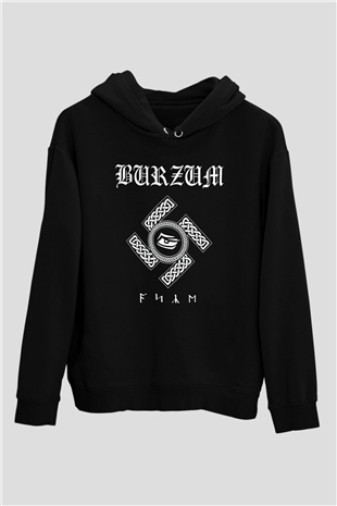 Burzum Siyah Unisex Hoodie