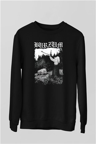 Burzum Siyah Unisex Sweatshirt