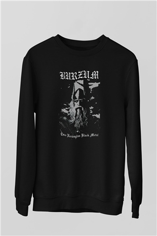 Burzum Siyah Unisex Sweatshirt