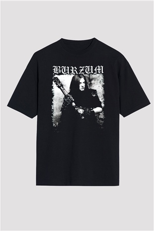Burzum Siyah Oversize Tişört Oversize T-shirt - TişörtFabrikası