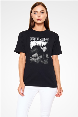 Burzum Siyah Unisex Tişört T-Shirt - TişörtFabrikası