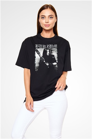 Burzum Siyah Oversize Tişört Oversize T-shirt - TişörtFabrikası