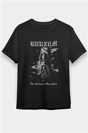 Burzum Siyah Unisex Tişört T-Shirt - TişörtFabrikası