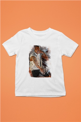 Busta Rhymes Beyaz Unisex Çocuk Tişört