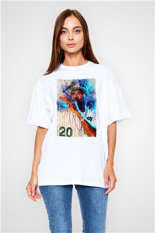 Busta Rhymes Beyaz Oversize Tişört Oversize T-shirt - TişörtFabrikası