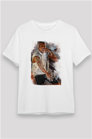 Busta Rhymes Beyaz Unisex Tişört T-Shirt - TişörtFabrikası