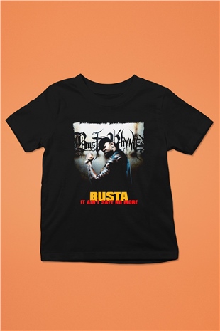 Busta Rhymes Siyah Unisex Çocuk Tişört