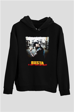 Busta Rhymes Siyah Unisex Kapüşonlu Sweatshirt