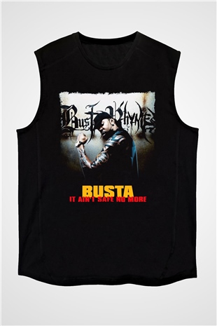 Busta Rhymes Siyah Unisex Kolsuz Tişört