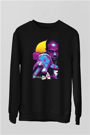 Busta Rhymes Siyah Unisex Sweatshirt