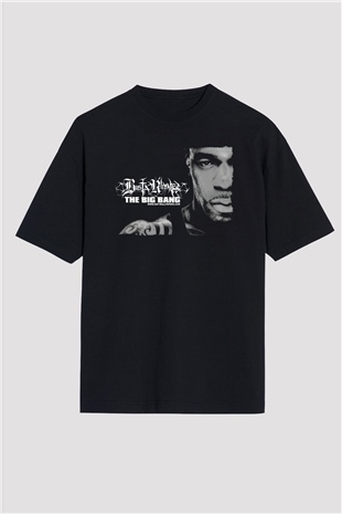 Busta Rhymes Siyah Oversize Tişört Oversize T-shirt - TişörtFabrikası