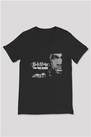 Busta Rhymes Siyah Unisex V Yaka Tişört