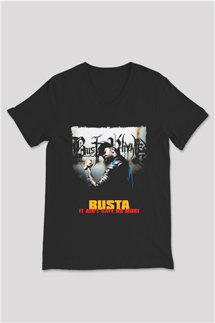 Busta Rhymes Siyah Unisex V Yaka Tişört
