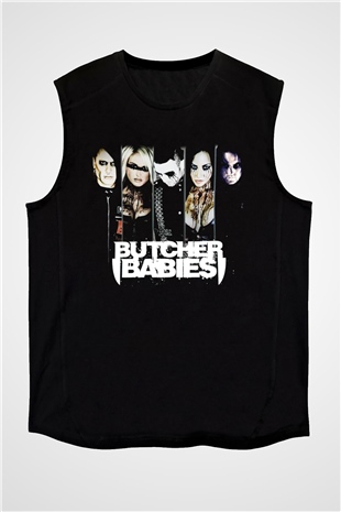 Butcher Babies Siyah Unisex Kolsuz Tişört