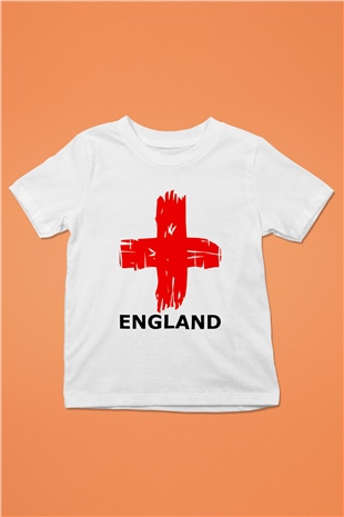 Büyük Britanya Beyaz Unisex Çocuk Tişört