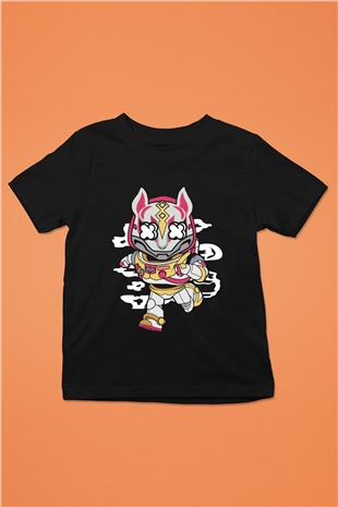 Buzz Fortnite Baskılı Unisex Siyah Çocuk Tişört