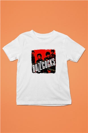 Buzzcocks Baskılı Unisex Beyaz Çocuk Tişört