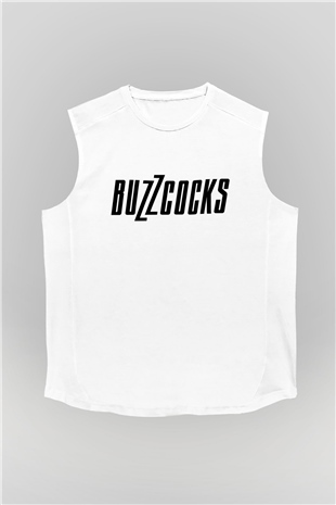 Buzzcocks Beyaz Unisex Kolsuz Tişört