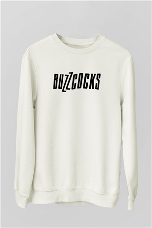 Buzzcocks Beyaz Unisex Sweatshirt