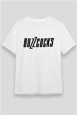 Buzzcocks Beyaz Unisex Tişört T-Shirt - TişörtFabrikası