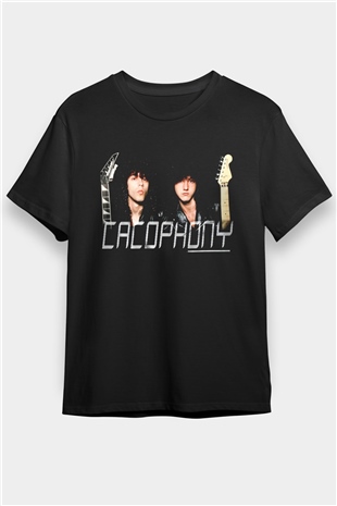 Cacophony Siyah Unisex Tişört T-Shirt - TişörtFabrikası