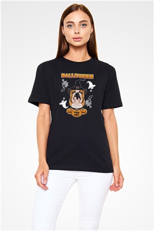 Cadılar Bayramı-Halloween Siyah Unisex Tişört T-Shirt - TişörtFabrikası
