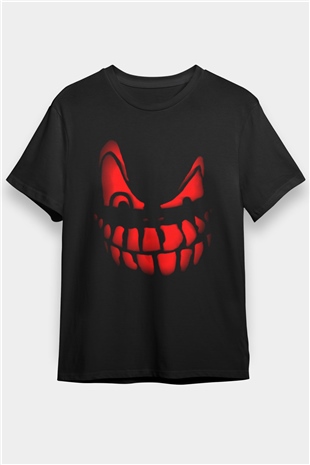 Cadılar Bayramı-Halloween Siyah Unisex Tişört T-Shirt - TişörtFabrikası
