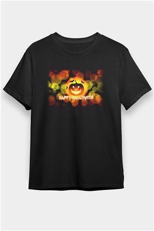 Cadılar Bayramı-Halloween Siyah Unisex Tişört T-Shirt - TişörtFabrikası