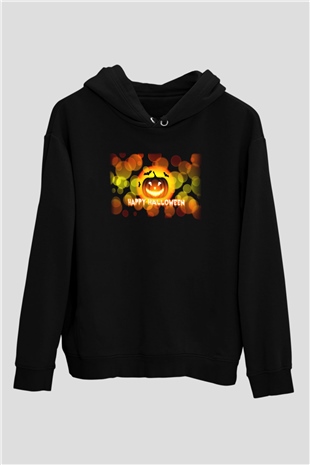 Cadılar Bayramı-Halloween Siyah Unisex Hoodie