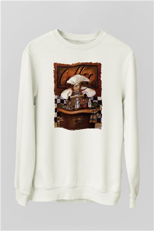 Cafe Beyaz Unisex Sweatshirt